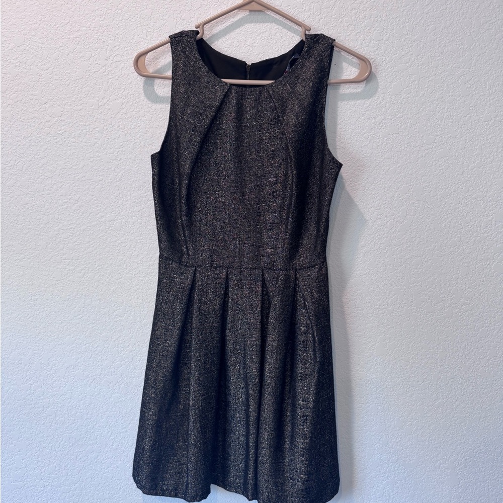 Black with Gold Shimmer Dress
